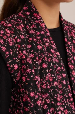 Meisjes gilet met dessin