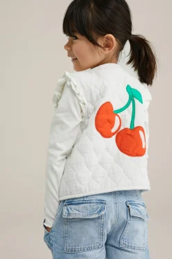 Meisjes gilet met embroidery