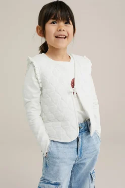 Meisjes gilet met embroidery