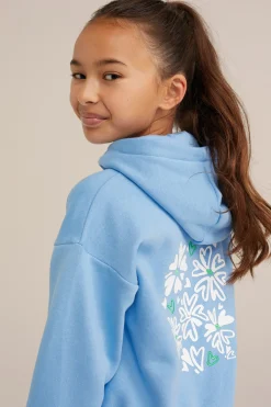 Meisjes hoodie met opdruk