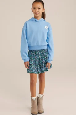 Meisjes hoodie met opdruk