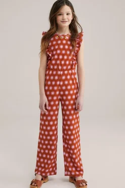 Meisjes jumpsuit met dessin