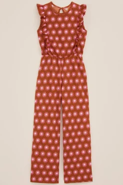 Meisjes jumpsuit met dessin