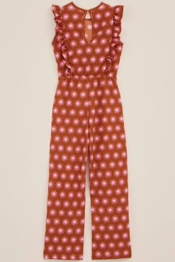 Meisjes jumpsuit met dessin