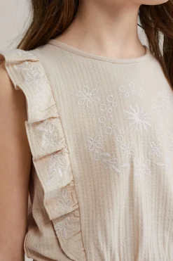 Meisjes jumpsuit met embroidery