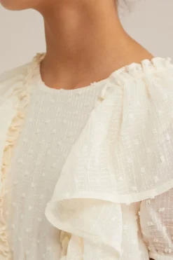 Meisjes jumpsuit met glittergaren
