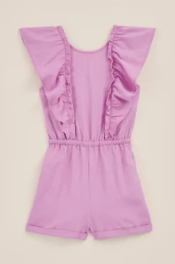 Meisjes jumpsuit met ruches