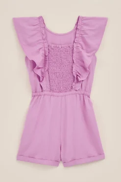 Meisjes jumpsuit met ruches