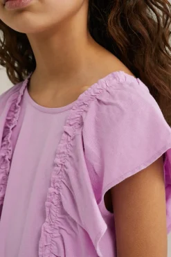Meisjes jumpsuit met ruches