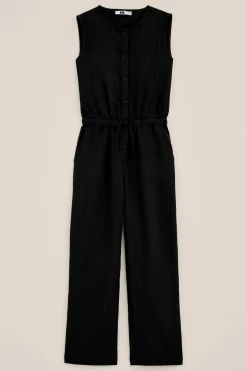 Meisjes jumpsuit met structuur