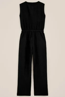 Meisjes jumpsuit met structuur
