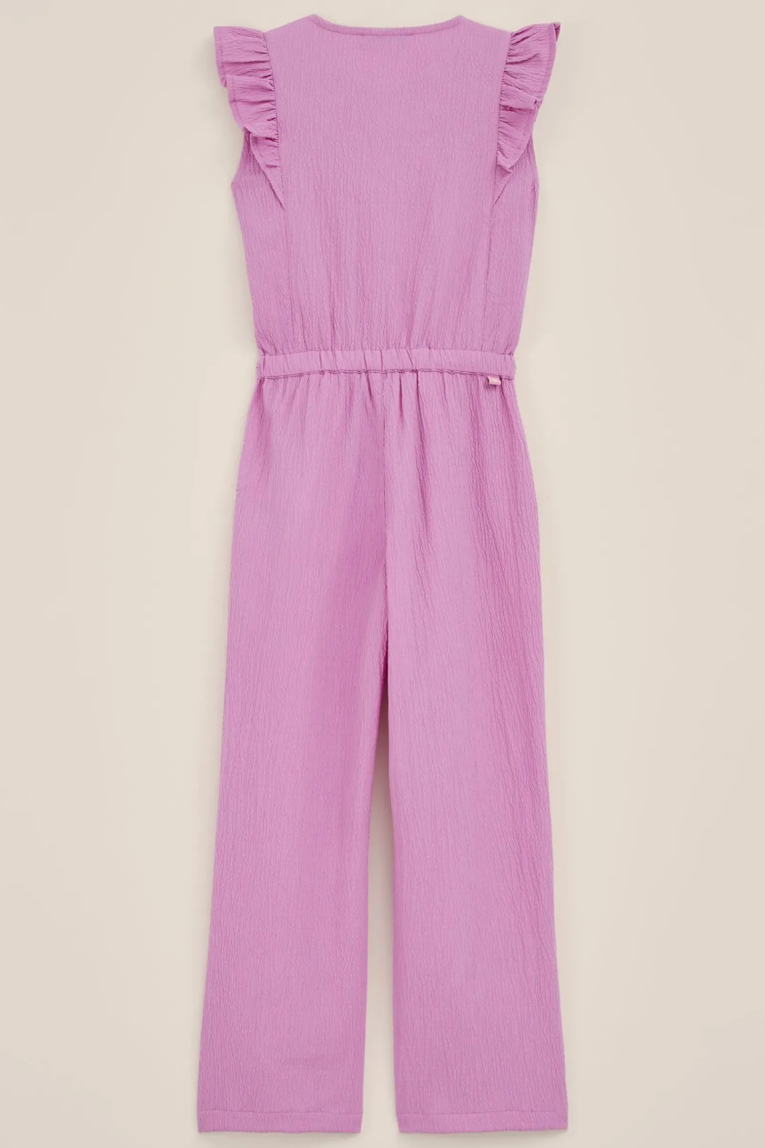Meisjes jumpsuit met structuur