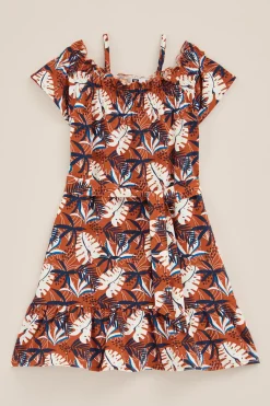 Meisjes jurk met dessin