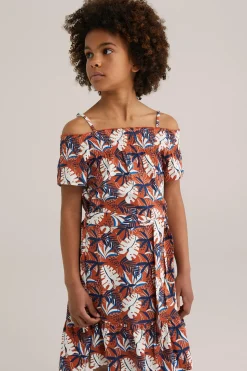Meisjes jurk met dessin
