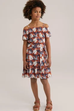 Meisjes jurk met dessin