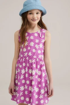 Meisjes jurk met dessin