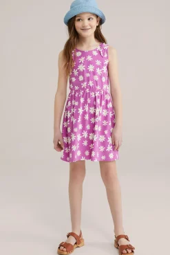 Meisjes jurk met dessin