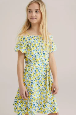 Meisjes jurk met dessin