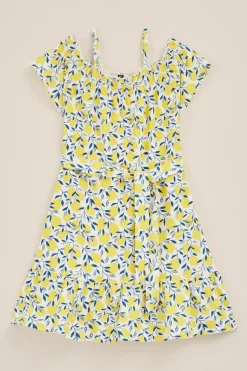 Meisjes jurk met dessin
