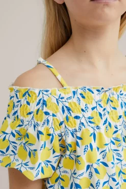 Meisjes jurk met dessin