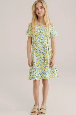 Meisjes jurk met dessin
