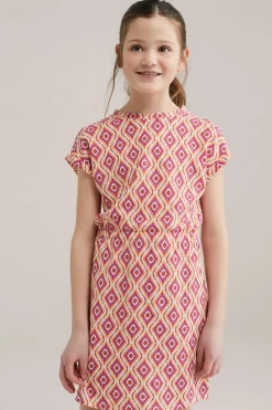 Meisjes jurk met dessin