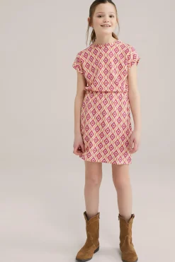 Meisjes jurk met dessin