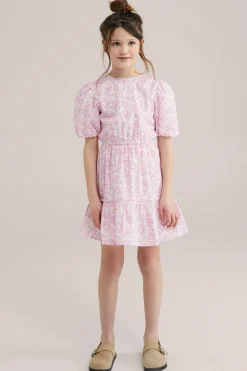 Meisjes jurk met dessin