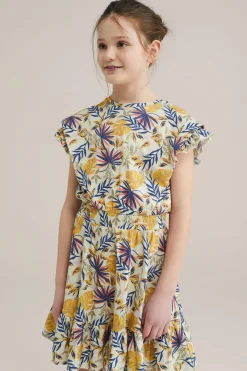 Meisjes jurk met dessin