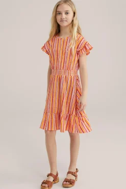 Meisjes jurk met dessin