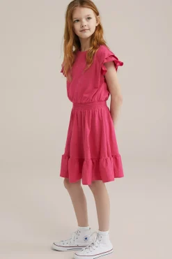 Meisjes jurk met dessin