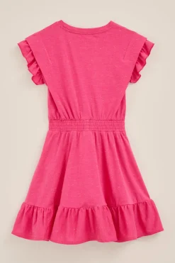 Meisjes jurk met dessin