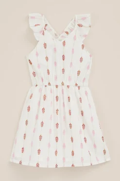 Meisjes jurk met dessin