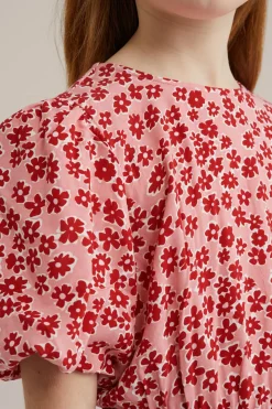 Meisjes jurk met dessin