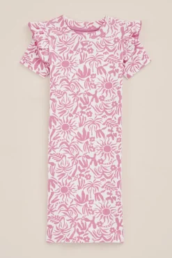 Meisjes jurk met dessin