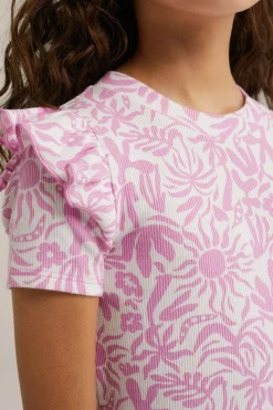 Meisjes jurk met dessin