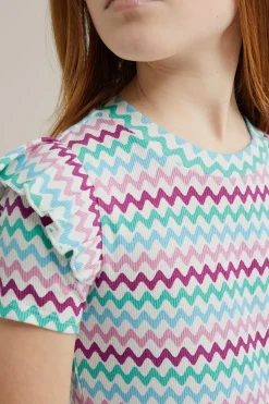 Meisjes jurk met dessin