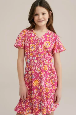 Meisjes jurk met dessin