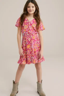 Meisjes jurk met dessin