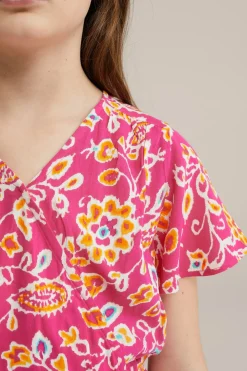 Meisjes jurk met dessin