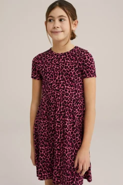 Meisjes jurk met dessin