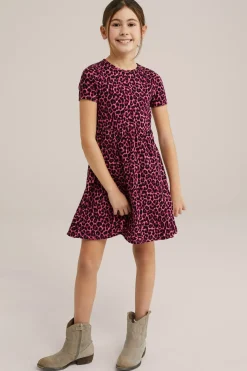 Meisjes jurk met dessin