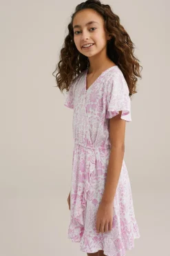 Meisjes jurk met dessin