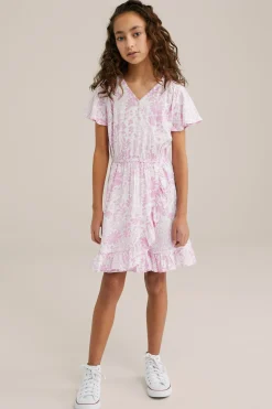 Meisjes jurk met dessin