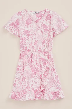 Meisjes jurk met dessin