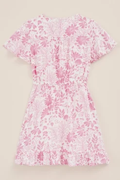 Meisjes jurk met dessin