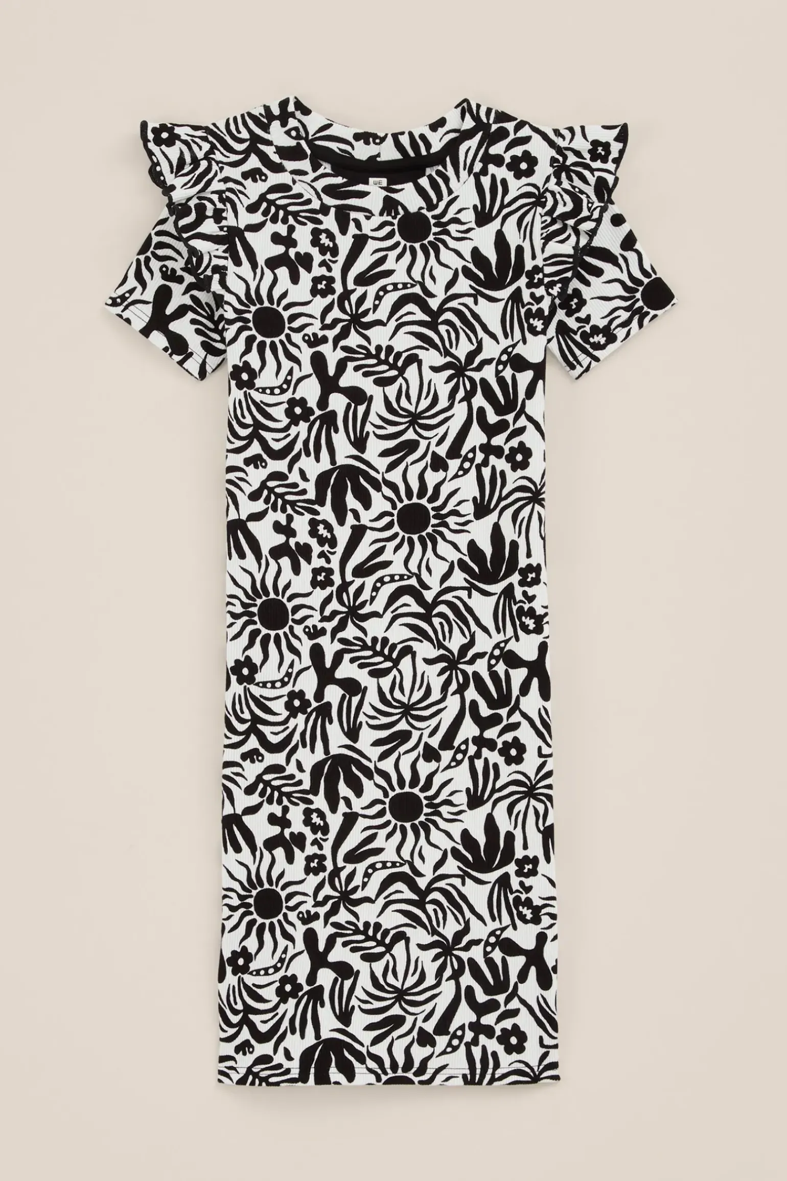 Meisjes jurk met dessin