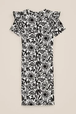 Meisjes jurk met dessin