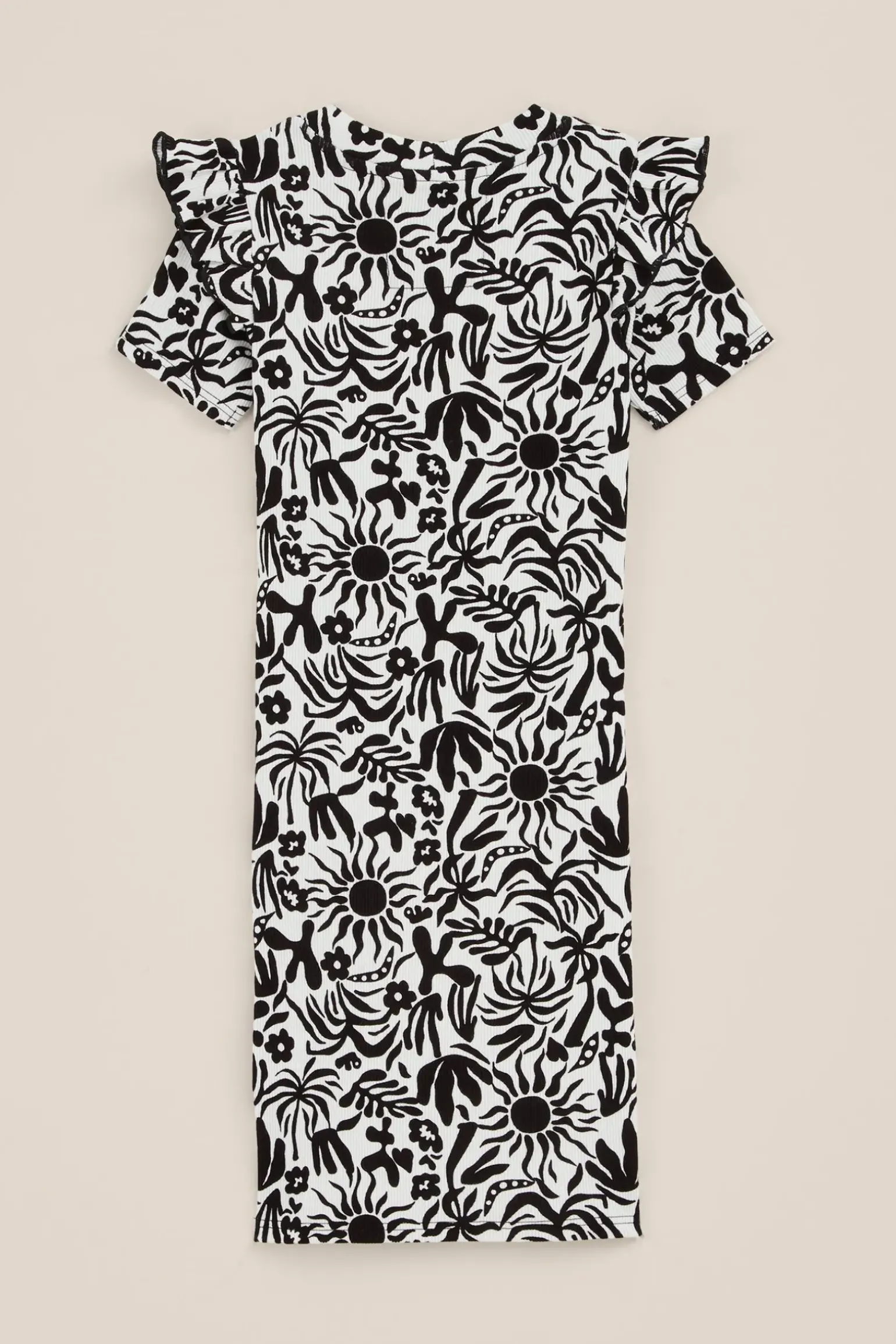 Meisjes jurk met dessin