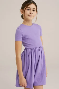 Meisjes jurk met dessin